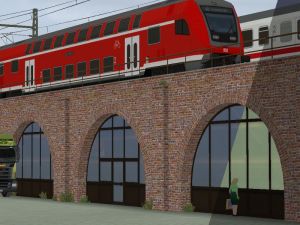 Gleismauer-Arkadenfenster