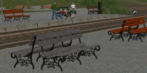 LBE-Park- und Bahnsteigb&auml;nke