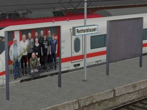 Plakatwand &bdquo;EEP-Treffen Region Stuttgart&ldquo;